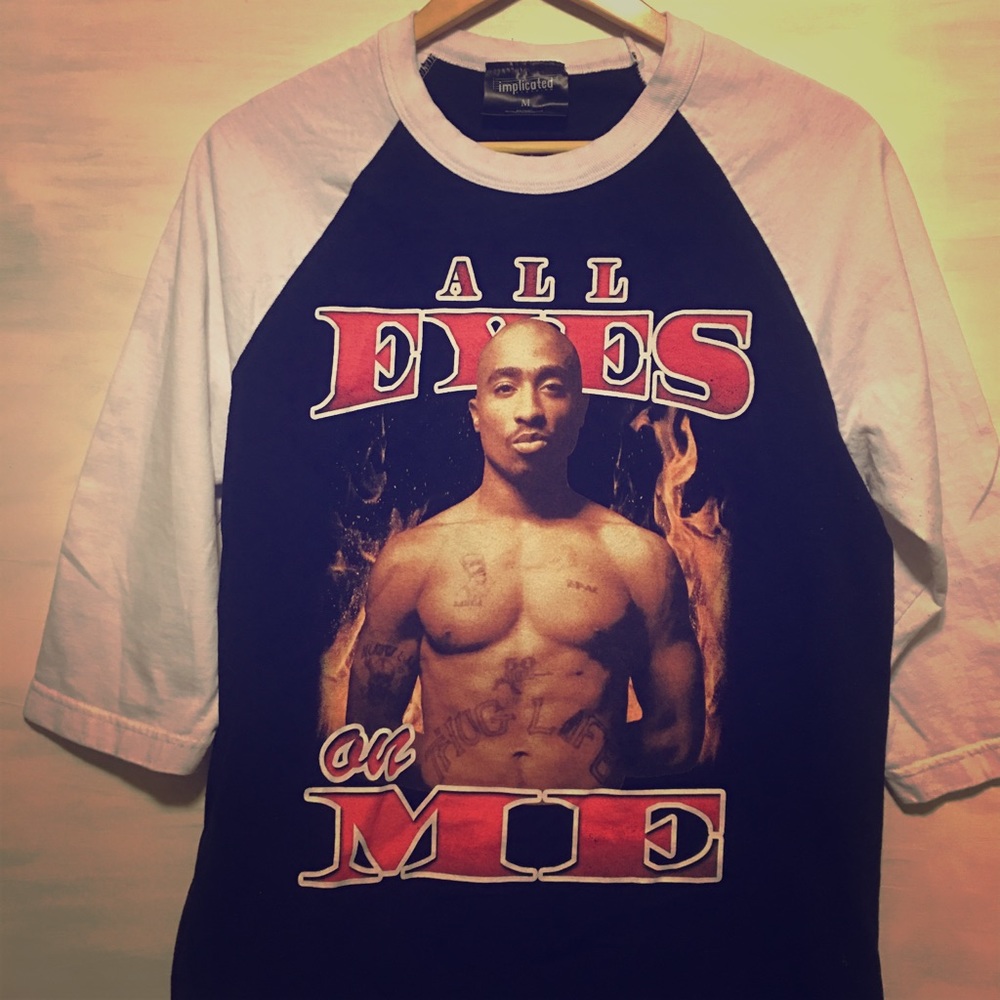 Tupac baseball T-shirt